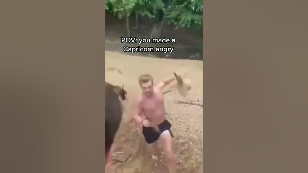 Pov: You made a Capricorn angry #shorts #capricorn  ♑🐐