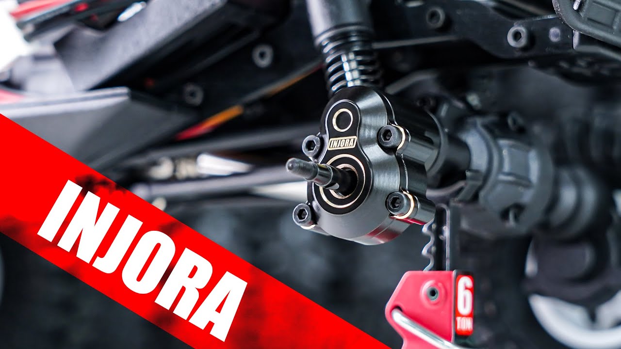 INJORA Brass Rear Outer Portal Housing Set for 1/18 Redcat Ascent-18 (