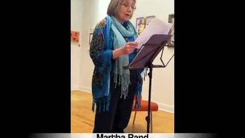 Martha Rand reading her work at POETRY U SWART edi...