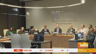 United Workers of Harris Center advocate for job protection