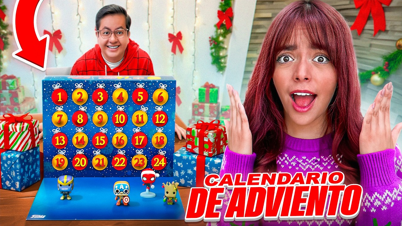 LE HICE A MI NOVIO UN CALENDARIO DE ADVIENTO GIGANTE PARA NAVIDAD🎅🏻🎁!!!