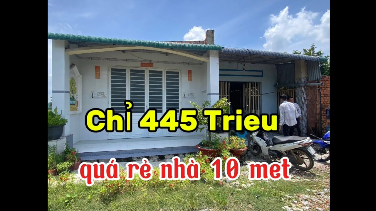 44💕Nhà Đất 10 Mét,Ấp Bàu Tràm Lớn Chỉ 445 Triệu Mời Cô Gì Chú Bác Xem 0975259798 Tiến 