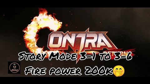 Contra Returns : Game Play ( Go Through) Story Mode  3-1  to 3-6 with full story. Fire power 200k 😁