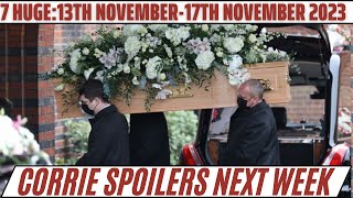 First Look ! 7 Huge Coronation Street spoilers 13th -17th November 2023   Will Bernie go to prison