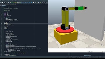 Control cinemático de un robot usando CoppeliaSim para la simulación y Python