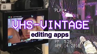 UNDERRATED VHS / VINTAGE EDITING APPS // Aesthetic screenshot 5