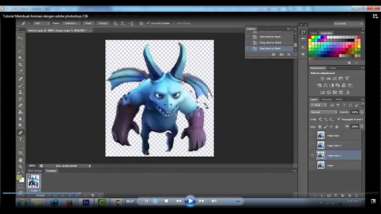 Tutorial Membuat Animasi Dengan Adobe Photoshop CS6 YouTube