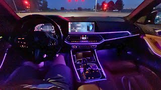 BMW X5 G05 AMBIENT LIGHTING | RELAXING NIGHT DRIVE