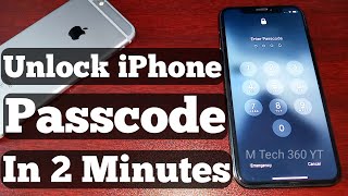 Unlock Passcode Any iPhone In 2 Minutes | Unlock iPhone Password Lock | Remove iPhone Passcode