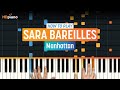 How To Play "Manhattan" by Sara Bareilles | HDpiano (Part 1) Piano Tutorial