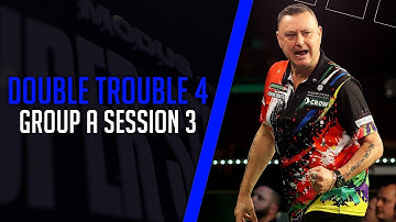 DOUBLE TROUBLE CONTINUES!!! 🤯🎯| Live Darts | Double Trouble 4 | Group A Session 3