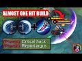 ALMOST ONE HIT BUILD ARGUS!!! | 100% PURE CRITICAL 😱😱 | Sesshumaru Argus - MLBB