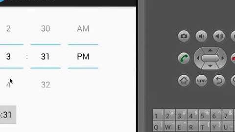 38.DERS - Android Studio ile Programlama  Timepicker Kullanımı