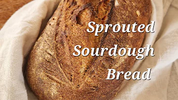 Simple Sprouted Sourdough Bread Recipe |Hannah Joy |