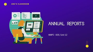 Annual Reports - IGNOU - MBA - MMPC 004