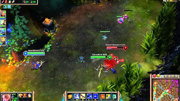 LoL S3 Full Gameplay: Quinn and Master Yi(?) vs. Miss Fortune and Taric