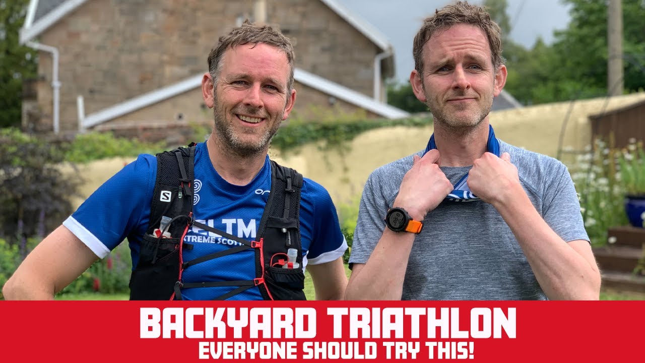 The Backyard Triathlon I created my own race Is this the best way