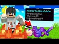 Minecraft but taking Damage gives OP items!!!