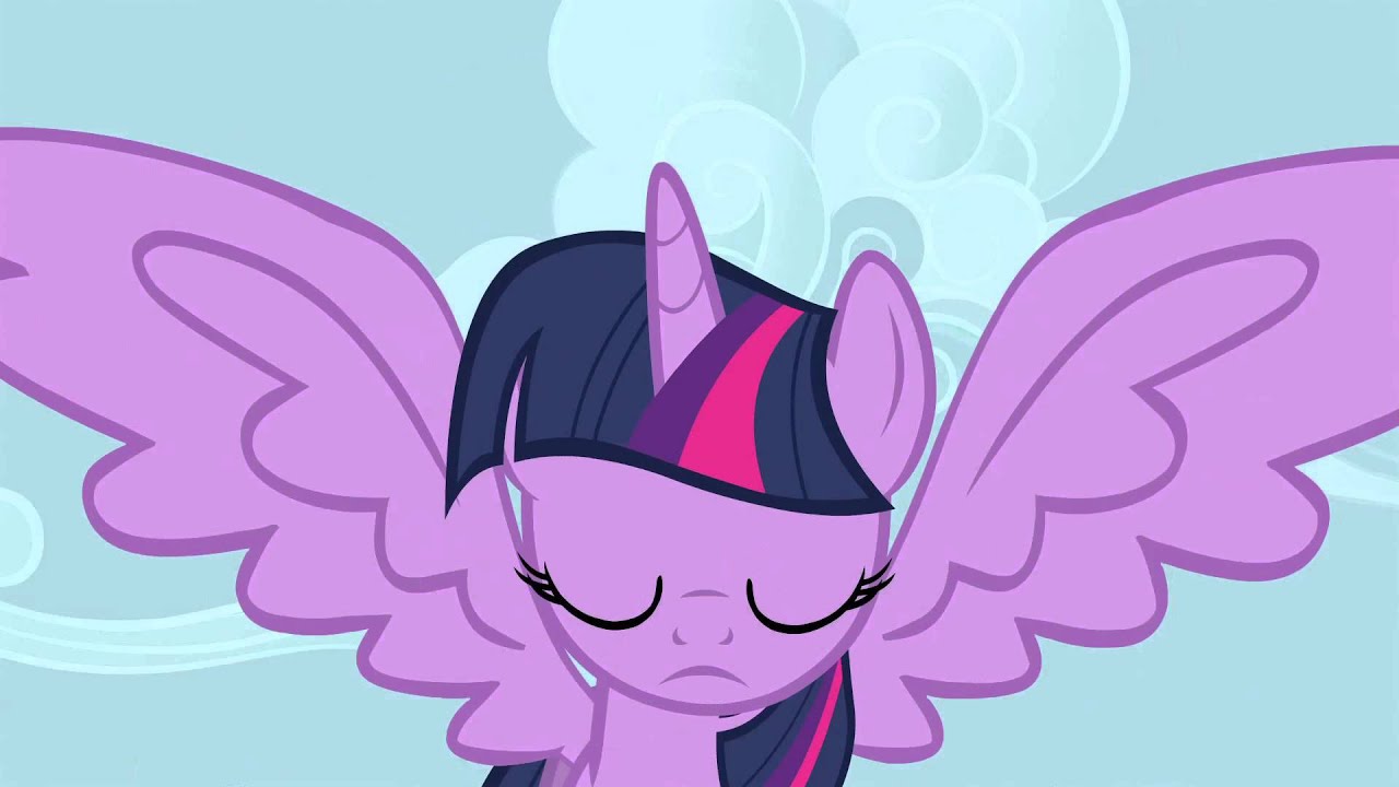 twilight sparkle raising her wings youtube