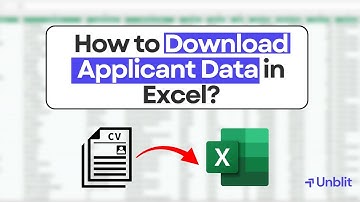 Export Candidate Data to Excel | Simple Hiring Workflow | Share, Review, Manage Applicant Data