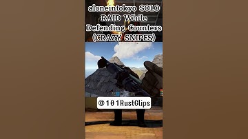 aloneintokyo Defending counter raiders solo #rust #shorts #aloneintokyo
