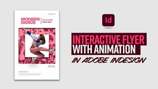 Create an interactive flyer with animation in Adobe InDesign