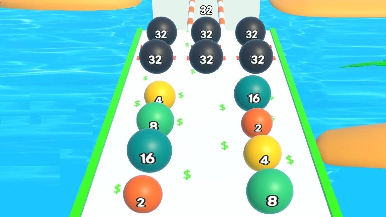 2048 Runner Balls: Ball games ! All Levels Gameplay (554-564) android,ios