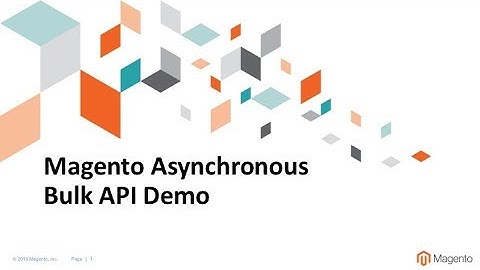 Asynchronous Bulk API demo, March 26 2018