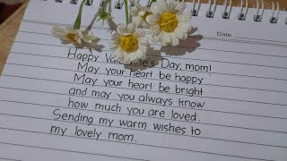 hand writing: how to write a love letter. A valentines day Special