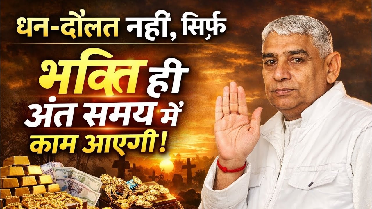 धन-दौलत नहीं, सिर्फ भक्ति ही अंत समय में काम आएगी | Santrampal Ji Maharaj |  dayalu Parmatma 