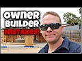 Becoming an owner builder - giant retaining wall - house slab - house framing new shed building