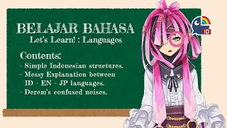 【Learning】Simple Indonesian Language【 NIJISANJI | Derem Kado 】