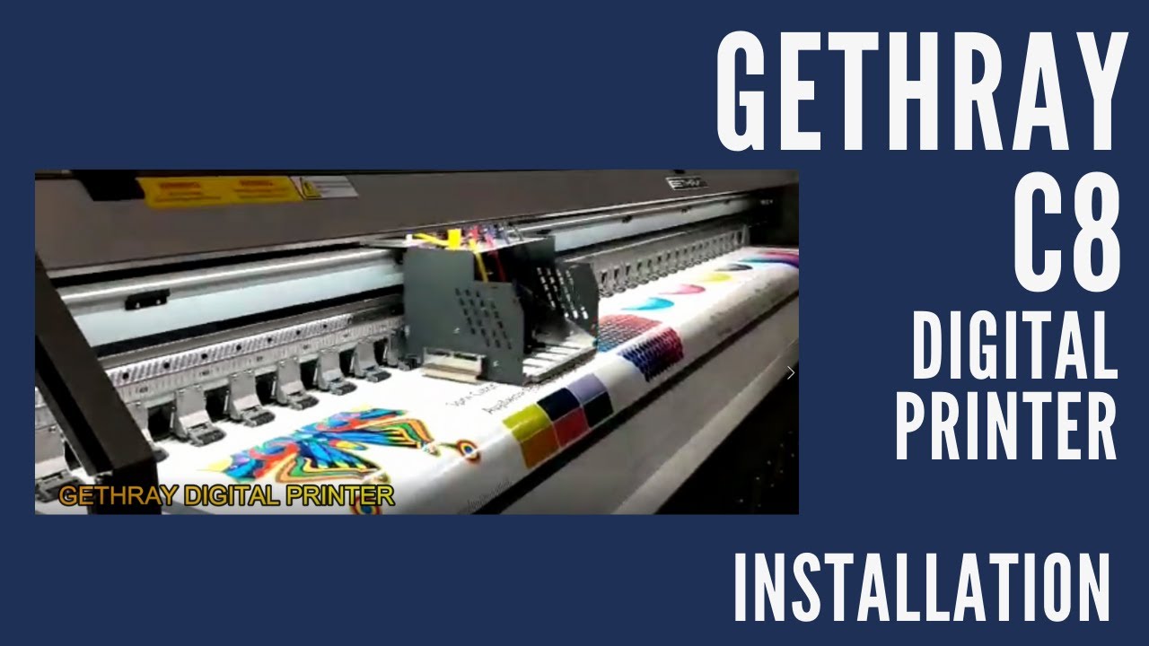 GETHRAY Digital Printer Installation and Test Print