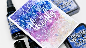 Mind Blowing Embossing Folder Technique