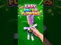 Easy Paper Flowers in 30 Seconds! 🌸 Easy Origami Flowers Tutorial #origami  #diy