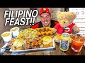 Filipino Restaurant Challenge w/ Lumpia, Pancit, and Chicken Adobo!!