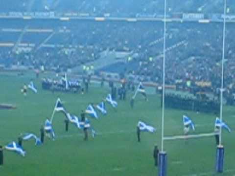 Scotland vs South Africa - Murrayfield Stadium, Edinburgh 15/11/2008 - national anthems