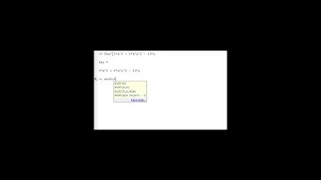 Derivadas e Integrales en MATLAB