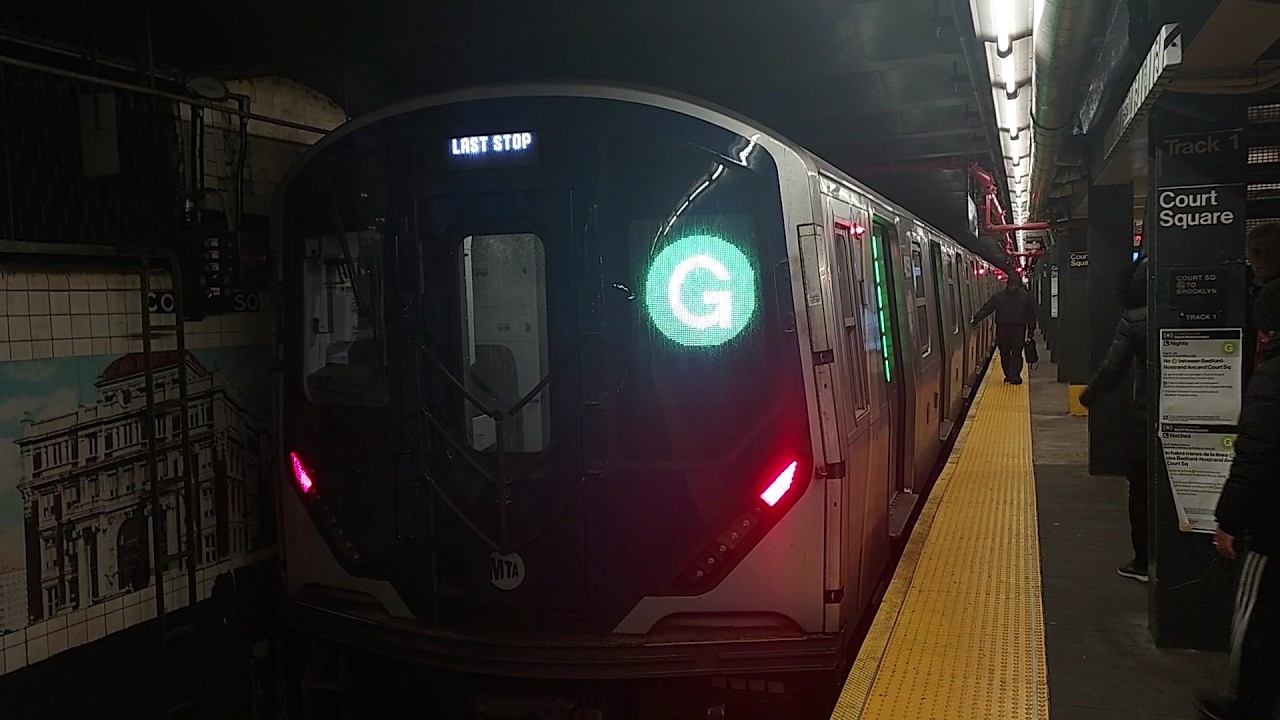 MTA NYC Subway: R211T (G) train full ride from Court Square to Church Avenue.