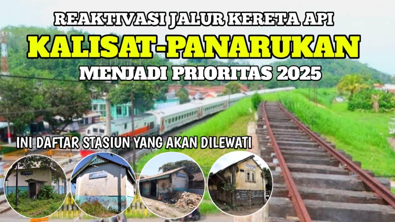 REAKTIVASI JALUR KERETA KALISAT PANARUKAN JADI PRIORITAS 2025 YouTube