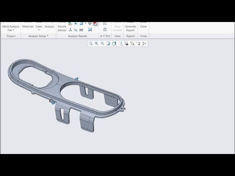 Calculating Fiber Orientation in Creo Mold Analysis