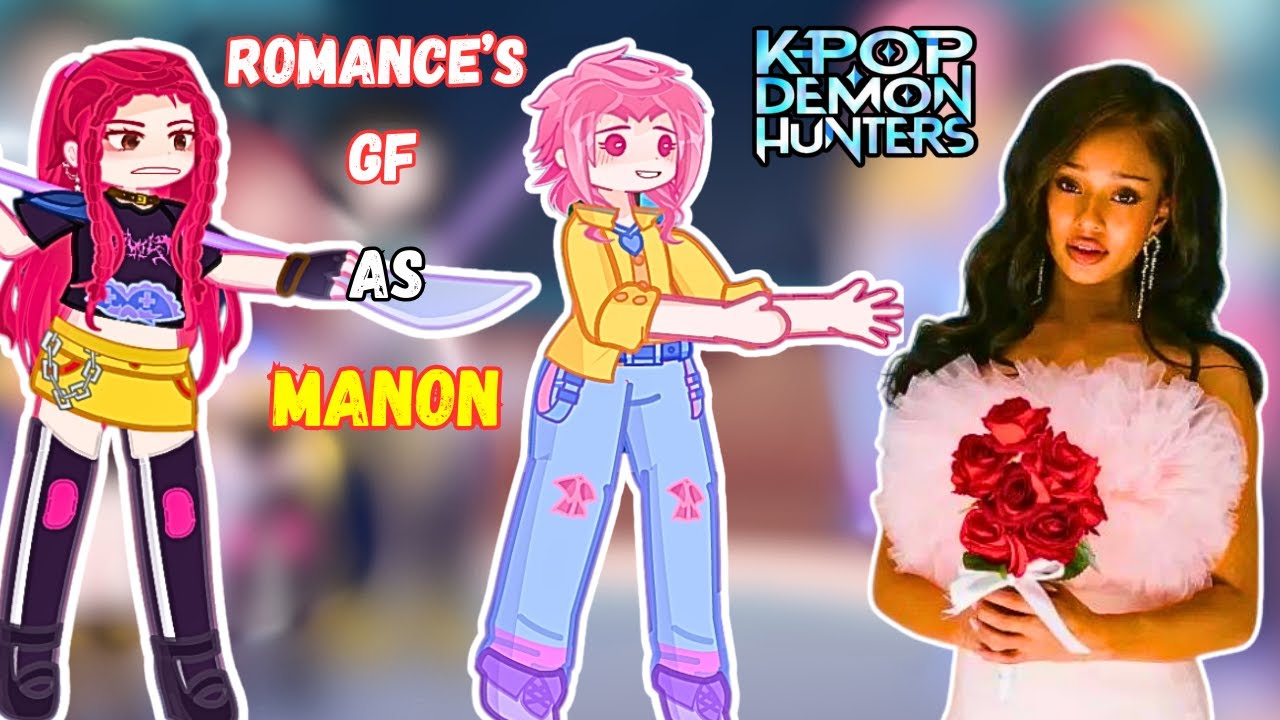 K-pop Demon Hunters React to Romance’s Gorgeous GF As Manon from Katseye || Gacha Reaction