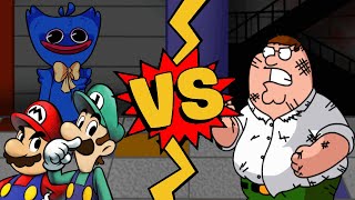 M.u.g.e.n Battles Marioluigihuggy Wuggy Vs Peter Griffin