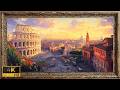 Rome Italy Frame TV Art Screensaver Impressionist Oil Painting Cityscape Canvas Ambient 2 Hour 4K