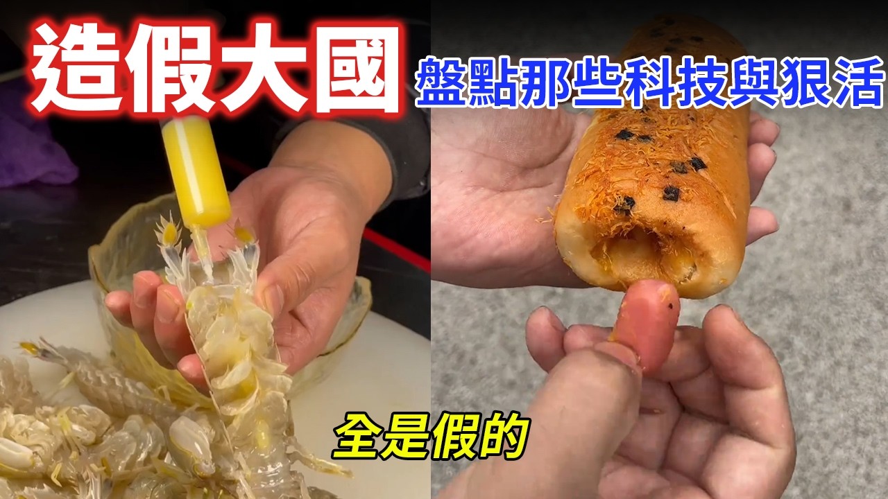 中國領先全球百年？直擊中國「科技與狠活」造假新高度   網友傻眼：全是假...只有窮是真的！