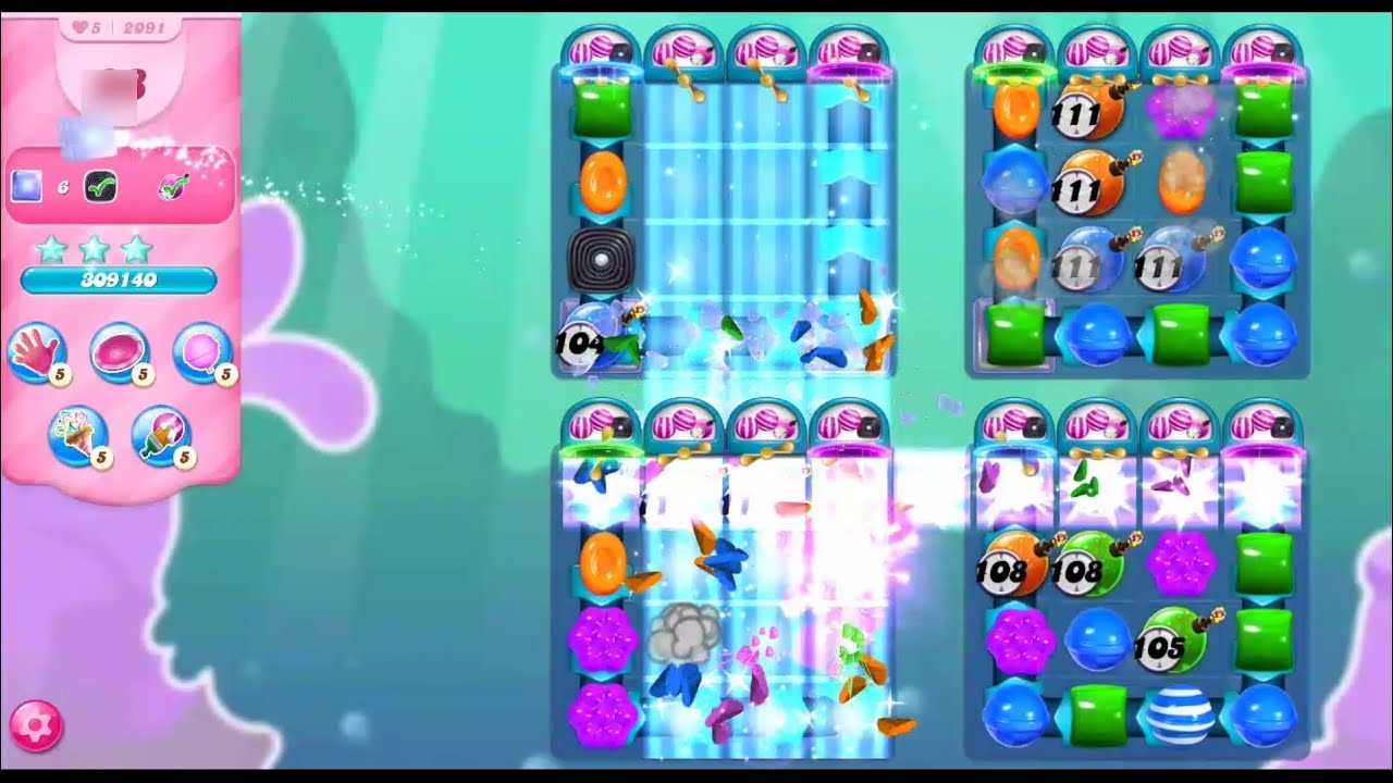 Let's play candy crush saga level 2091 to 2097 YouTube