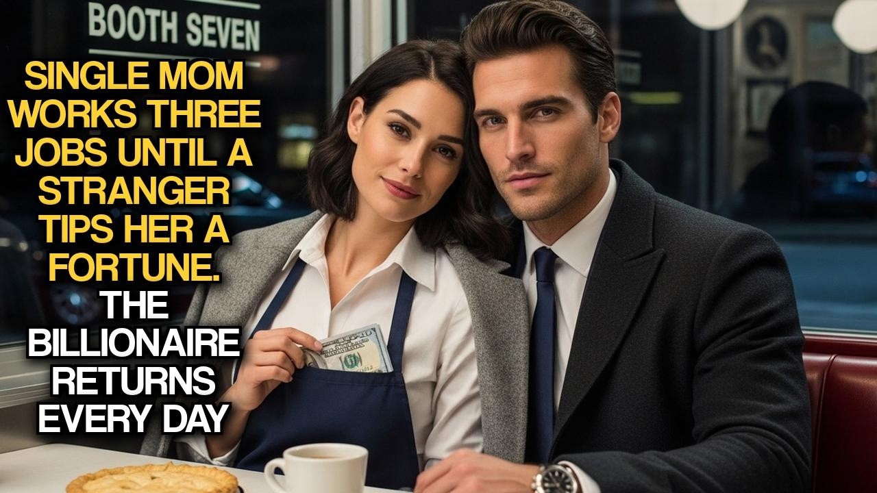 Single Mom Works Three Jobs Until a Stranger Tips Her a Fortune. The Billionaire Returns Every Day