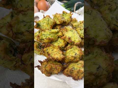 Io adoro le frittelle di zucchine e preparate così sono pazzesche 😋 #food #recipe