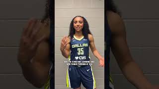 🗣️ Azzi Fudd Q&A| Dallas Wings WNBA womens basketball #shorts #short #basketball #wnba UConn Huskies