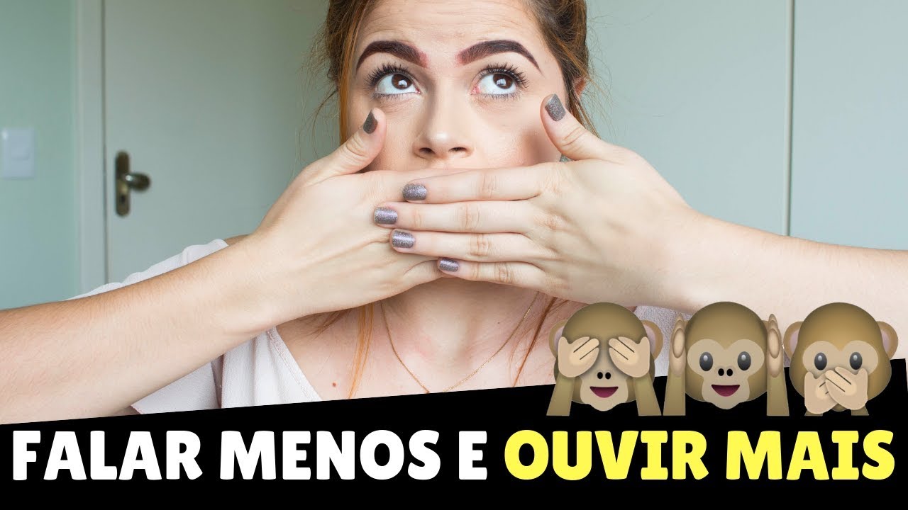 Fale menos e ouça mais | Bíblia Sagrada